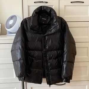 Monki Black Puffer Jacket